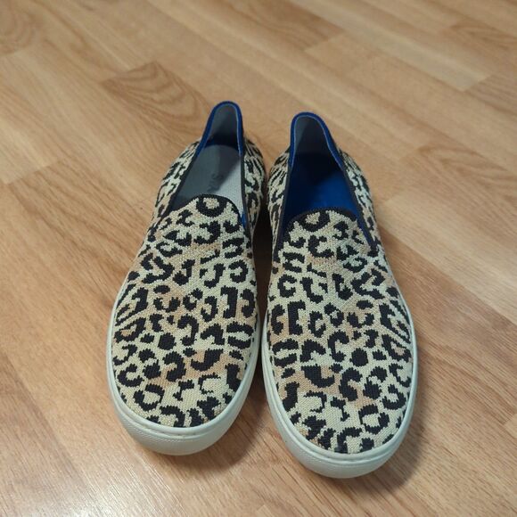 Rothys Little Desert Cat The Original Slip On Shoes Womens 6.5 Animal Print - Picture 2 of 8